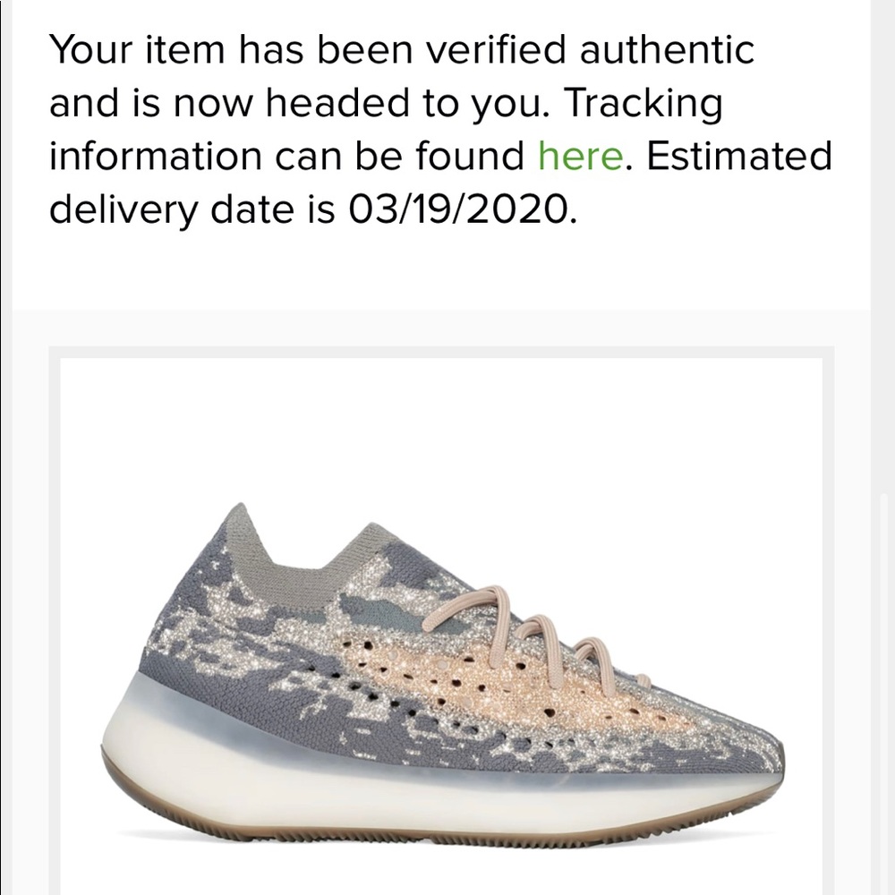 adidas Yeezy Boost 380 Mist Reflective